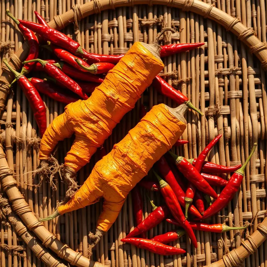 Sun-dried spices — TAMRA process