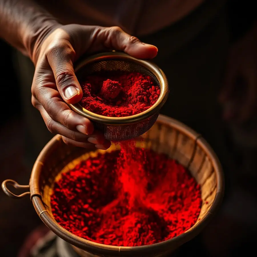 Hand-sieved spices — TAMRA process