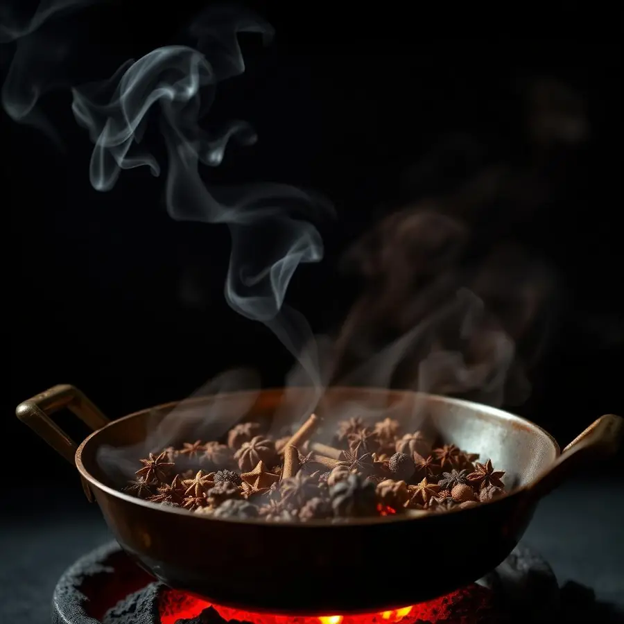 Slow-toasted spices — TAMRA process